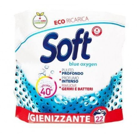 SOFT LAVATRICE 22MIS BLUE OXYGEN POLVERE Confezione da 7 PZ