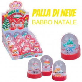 PALLA DI NEVE BABBO NATALE 3GR Confezione da 12 PZ