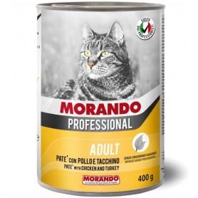 MP GATTO PATE  CON POLLO E TACCHINO ADULT 400GR Confezione da 24 PZ