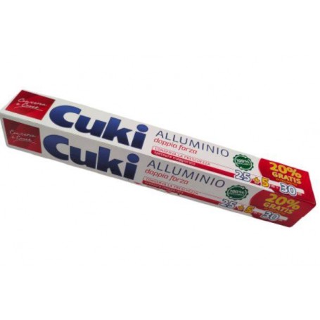 CUKI ALLUMINIO 25+5M 30M C100261 Confezione da 24 PZ