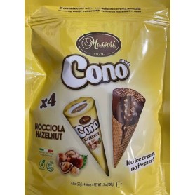 CONO SNACK NOCCIOLA 4PZ 100GR MESSORI Confezione da 16 PZ