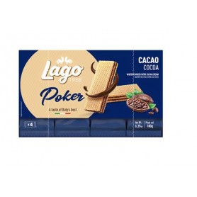 LAGO WAFER CACAO 4PZ 180GR Confezione da 16 PZ