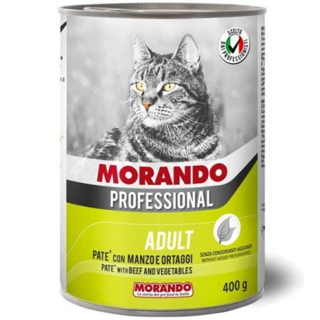 MP GATTO PATE  MANZO E ORTAGGI  ADULT 400GR Confezione da 24 PZ