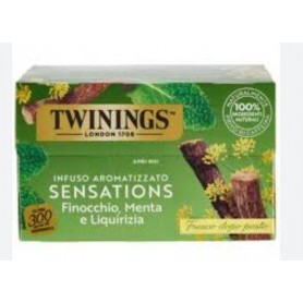 TWININGS INFUSO FINOCCHIO MENTA LIQUIRIZIA 40GR Confezione da 6 PZ