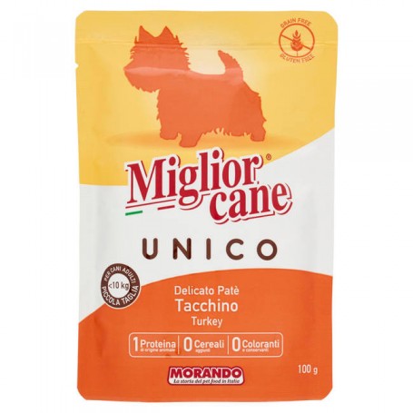 MIGLIOR CANE PATE  TACCHINO 100GR Confezione da 24 PZ
