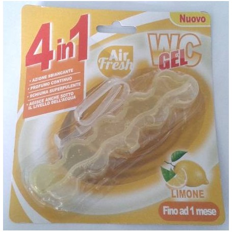 AIRFRESH DEO WC GEL 4IN1 LIMONE 35GR Confezione da 12 PZ