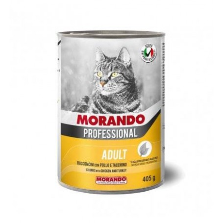M.GATTO PROF.POLLO E TACCHINO GR.405 Confezione da 24 PZ