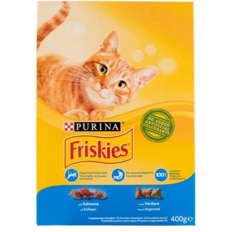FRISKIES CAT SALMON/VER GR.400 C.637 Confezione da 20 PZ