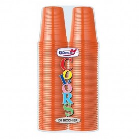 DOPLA BICCH.ARANCIO 200ML 100PZ C02544 Confezione da 30 PZ