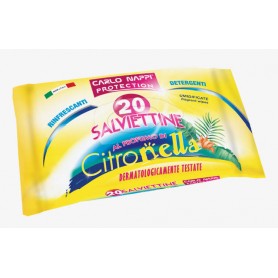 SALVIETTINE ALLA CITRONELLA 20PZ Confezione da 20 PZ