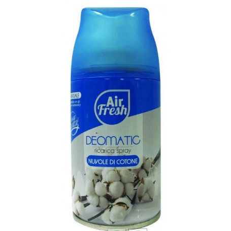 AIRFRESH DEOMATIC RIC.SPRAY NUVOLE DI COTONE 250ML Confezione da 12 PZ