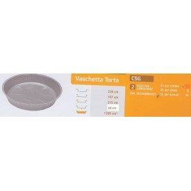 KITO VASC.TORTA PICCOLA DIAM.23CM 2PZ Confezione da 56 PZ