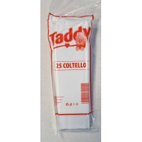 # COLTELLO BIANCO 25PZ TADDY Confezione da 60 PZ