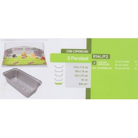 KITO VASC.ALLUMINIO C/C 3Â° PORZIONE X2PZ Confezione da 45 PZ