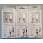 CAVO RIC.USBtoLIGHTNING 3A1M CB9043 ROSA Confezione da 6 PZ