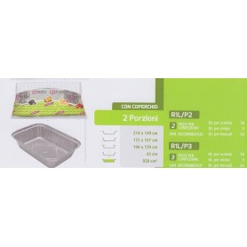 KITO VASC.ALLUMINIO C/C 2Â° PORZIONE X2PZ Confezione da 54 PZ