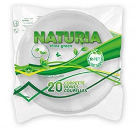 COPPETTE R-PET 20PZ NATURIA C440095 Confezione da 36 PZ