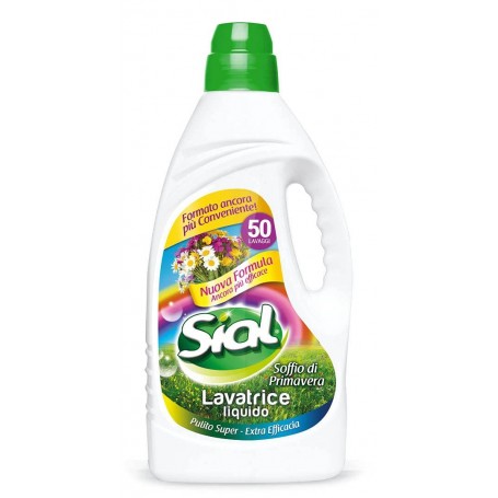 SIAL LAVATRICE 50LAV. 2.5LT S/PRIMAVERA Confezione da 6 PZ