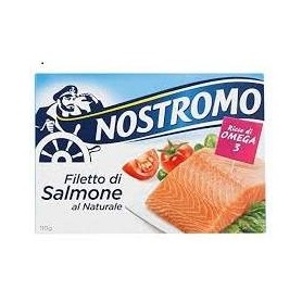 NOSTROMO FILETTO DI SALMONE NATUR.GR 110 Confezione da 10 PZ