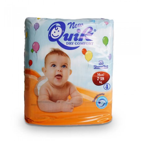 QUIK PANNOLINI MAXI 7-18KG TG4 Confezione da 6 PZ