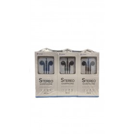AURICOLARE STEREO 3.5MM EP9313 NERO Confezione da 6 PZ