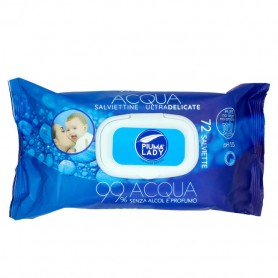 SALVIETTINE ACQUA 72PZ PIUMA LADY Confezione da 24 PZ