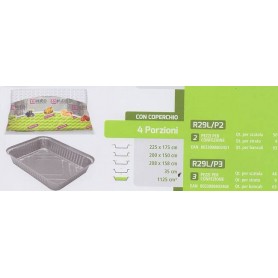 KITO VASC.ALLUMINIO C/C 4Â° PORZIONE X2P Confezione da 50 PZ