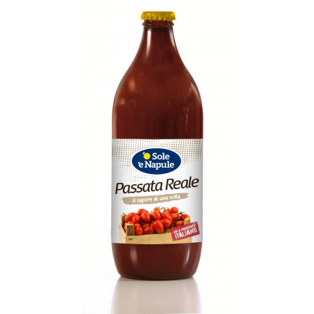 O SOLE E NAPULE PASSATA REALE BOT.BIRRA 660GR Confezione da 12 PZ