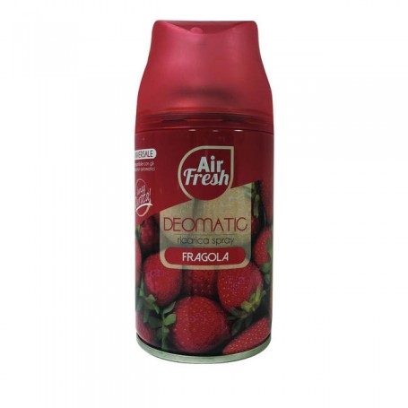 AIRFRESH DEOMATIC RIC.SPRAY FRAGOLA 250ML Confezione da 12 PZ