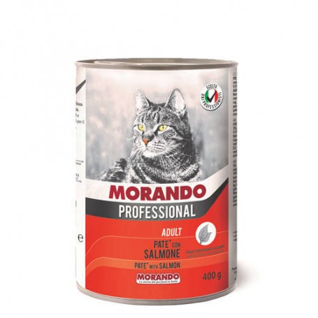 MP GATTO PATE  CON SALMONE ADULT 400GR Confezione da 24 PZ