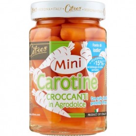 MINI CAROTINE IN AGRODOLCE 290GR CITRES Confezione da 12 PZ