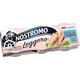 NOSTROMO TONNO LEGGERO 60GX3 O.EVO+SEMI LINO Confezione da 20 PZ
