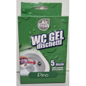 AIRFRESH DEO WC GEL 5DISKS PINO 36ML Confezione da 24 PZ