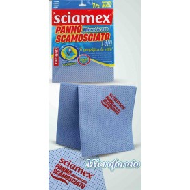 PANNO SCAMOSCIATO MICROF.50X60 BLU FATIGATI Confezione da 12 PZ