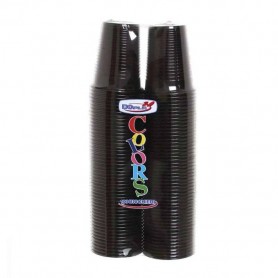 DOPLA BICCH.NERO 200ML 100PZ C02734 Confezione da 30 PZ