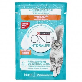 ONE HYDRALIFE CAT LIQUID CHICKEN 12X50GR Confezione da 12 PZ