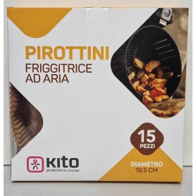 KITO PIROTTINI FRIGGITRICE ARIA 15PZ DIAM18,5CM Confezione da 28 PZ