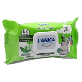 L UNICA SALV.BABY 72PZ ALOE VERATALCO Confezione da 15 PZ