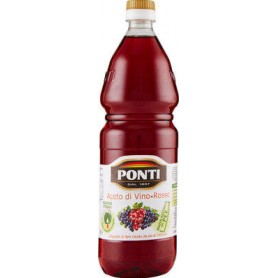 PONTI ACETO VINO ROSSO LT1 Confezione da 12 PZ