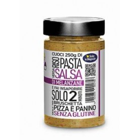 O SOLE E NAPULE SALSA DI MELANZANE 190GR Confezione da 12 PZ