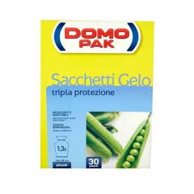 DOMOPAK SACCHETTI GELO 30PZ PICCOLI 1.3LT C8612 Confezione da 24 PZ