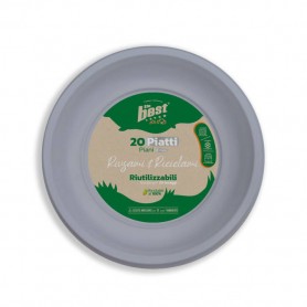 THE BEST PIATTI PIANI ARGENTO 20PZ 20LAV Confezione da 10 PZ