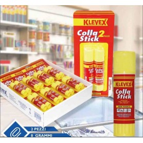 FATIGATI COLLA STICK 2PZ 8GR KLEVEX Confezione da 24 PZ