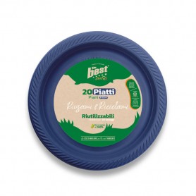 THE BEST PIATTI PIANI BLU 20PZ 20LAV Confezione da 30 PZ