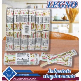FATIGATI PALETTINA XCAFFE LEGNO IMB.SING.50PZ Confezione da 12 PZ