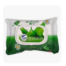SALVIETTINE 20PZ CAMOMILLAALOE PIUMA LADY Confezione da 24 PZ