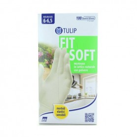 GUANTI TULIP 100PZ IN LATTICE MIS S FIT SOFT Confezione da 10 PZ