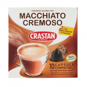 CRASTAN CAPS MACCHIATO CREM.75GR Confezione da 8 PZ