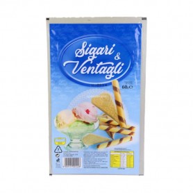 SIGARI  VENTAGLI  CIALDE GELATO 60GR Confezione da 24 PZ