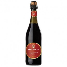 VINO LAMBRUSCO ROSSO 75CL DECORDI Confezione da 6 PZ